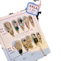 Original Lucky Paper Drunk Fan Luxus Hot Girl Nagelaufkleber