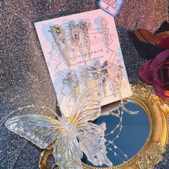 Handgemachte Nagel Schmetterling Super Lange Spitze Schmetterling Tragen Nagel