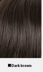 Peluca enrollada de longitud media