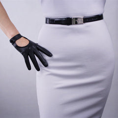 Touch screen gloves 19cm pure sheepskin