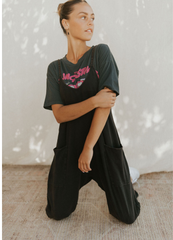 Lässiger Jumpsuit mit weitem Bein für Damen
