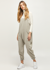 Lässiger Jumpsuit mit weitem Bein für Damen