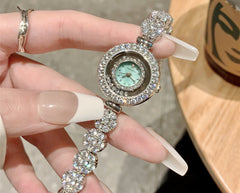 Pulsera con cara de fritilaria y reloj de sirena