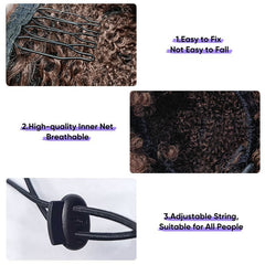 Peluca esponjosa con cordón