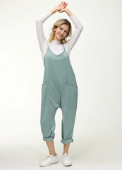 Lässiger Jumpsuit mit weitem Bein für Damen
