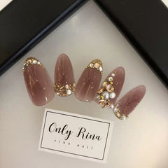 Handgemachte Maniküre Fertig Braut Tragen Schwangere Frau Atmungsaktiv