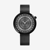 Sk Shengke Uhr kreative Zifferblatt Stahl Mesh Gürtel wasserdicht Quarzuhr Außenhandel Quelle k0114