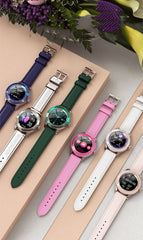 Reloj inteligente S09 para mujer, redondo, con pantalla táctil, IP67, resistente al agua, con recordatorio de llamadas