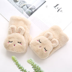 Preciosos guantes dulces para mujer otoño e invierno.