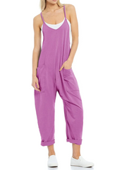 Lässiger Jumpsuit mit weitem Bein für Damen