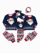Conjunto de pijama familiar con estampado de Papá Noel
