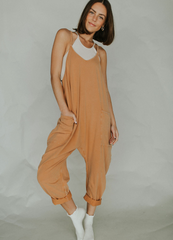 Lässiger Jumpsuit mit weitem Bein für Damen