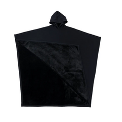 Manta con capucha extragrande de felpa