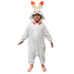 Von Scorbunny inspiriertes Pyjama-Kostüm