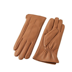 European And American Ladies Color Sheepskin Gloves Autumn And Winter Warm With Velvet