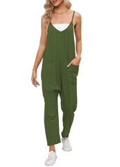 Lässiger Jumpsuit mit weitem Bein für Damen