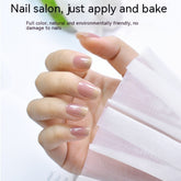 Pegatinas para uñas con efecto ojo de gato transparente de hielo Aurora Wear Nail Tip