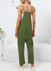 Lässiger Jumpsuit mit weitem Bein für Damen