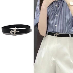Cross Star Buckle Belt