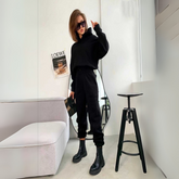 Conjunto de chándal de dos piezas con capucha