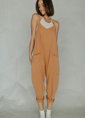 Lässiger Jumpsuit mit weitem Bein für Damen