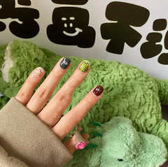 Armadura de nicho de dibujos animados de estilo Ins