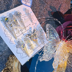 Handgemachte Nagel Schmetterling Super Lange Spitze Schmetterling Tragen Nagel