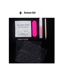 Armadura personalizada hecha a mano con acabado francés en almendra de alta calidad