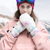 Guantes de esquí gruesos y cálidos para ciclismo al aire libre en invierno