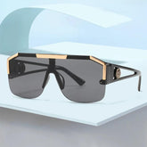 Stilvolle Designer-Sonnenbrille im Oversize-Stil mit quadratischem Design
