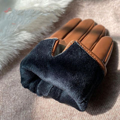 Guantes de invierno cálidos y polares de PU