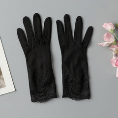 Guantes de dormir de encaje para mujer