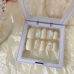 Parche de uñas extraíble con gemas Aurora