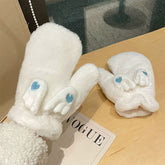 Guantes con alas móviles de estilo coreano para mujer, otoño e invierno.