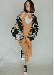 Lässiger Jumpsuit mit weitem Bein für Damen