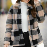 Chaqueta informal holgada de manga larga