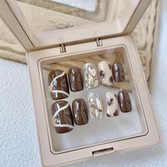 Parche de uñas removible blanqueador suave