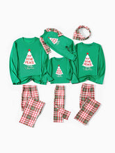 Weihnachtsfreude-Frieden-Familien-Pyjama-Set