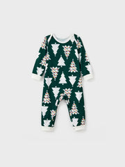 Printed Christmas Glow In The Dark Design Family Matching Pajama Set