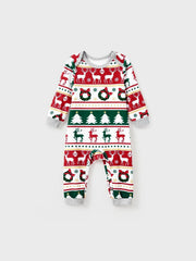 Passendes Familien-Oberteil und Pyjama-Set mit Weihnachtsmotiv