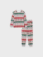 Passendes Familien-Oberteil und Pyjama-Set mit Weihnachtsmotiv