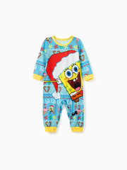 Conjunto de pijama navideño a juego para toda la familia de Bob Esponja