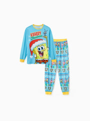 Conjunto de pijama navideño a juego para toda la familia de Bob Esponja