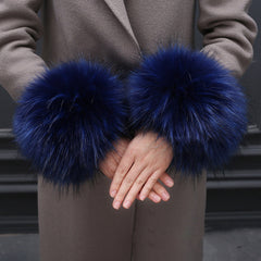 Cute Windproof Simple Furry Sleeves