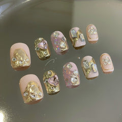 Desgaste de uñas Uñas hechas a mano Producto terminado Uñas postizas