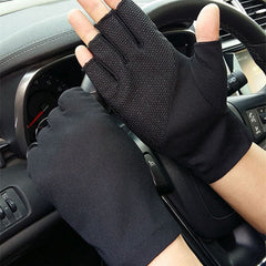 Guantes de medio dedo para hombre y casuales
