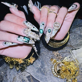 Original Lucky Paper Drunk Fan Luxus Hot Girl Nagelaufkleber