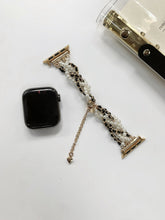 Lässiger, klassischer Stil, Lederstoff, Perlenkette