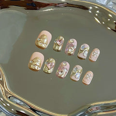 Desgaste de uñas Uñas hechas a mano Producto terminado Uñas postizas