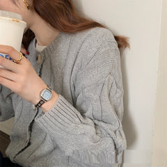 Ozean Blau Gradienten Perlmutterfalter Kleine Zucker Würfel Armband Uhr Licht Luxus Hohe Gefühl Ins